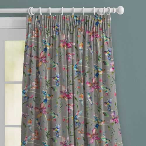 Animal Pink M2M - Tafuna Printed Made to Measure Curtains Duck Egg Voyage Maison
