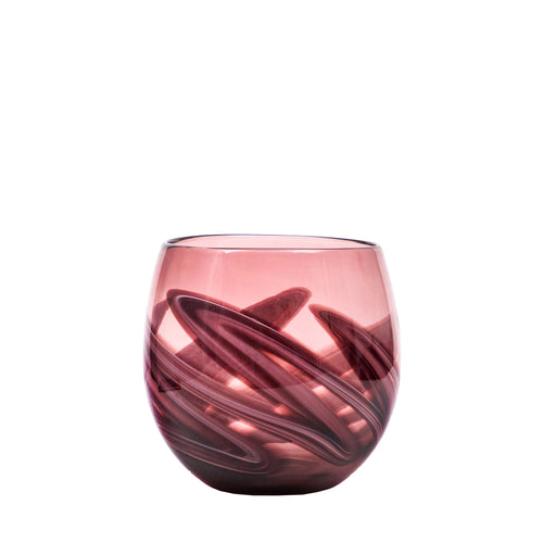 Pink Glassware - Tagus Hand-Blown Vase Rose Voyage Maison