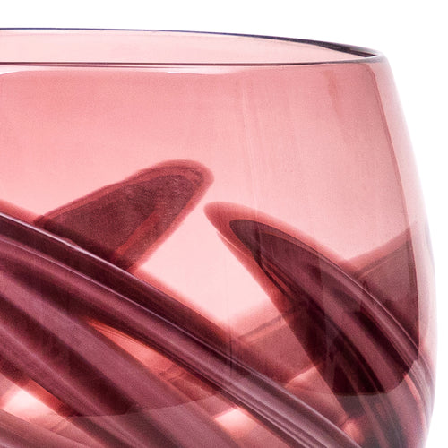 Pink Glassware - Tagus Hand-Blown Vase Rose Voyage Maison
