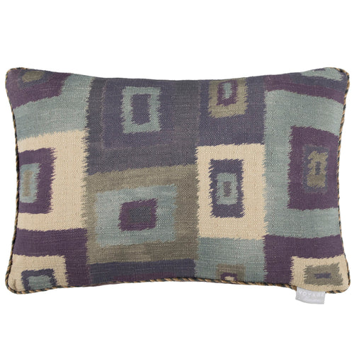 Abstract Blue Cushions - Tallulah Printed Feather Filled Cushion Skye Voyage Maison