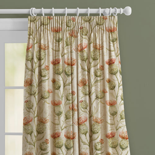 Floral Orange M2M - Thistle Glen Printed Made to Measure Curtains Autumn Voyage Maison