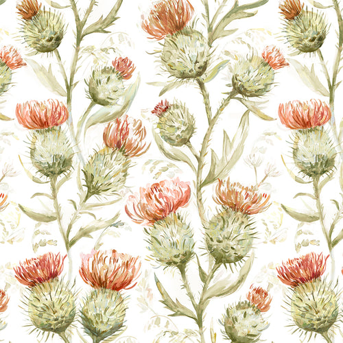 Floral Orange M2M - Thistle Glen Printed Made to Measure Curtains Autumn Voyage Maison