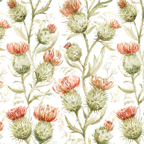 Floral Orange M2M - Thistle Glen Printed Made to Measure Curtains Autumn Voyage Maison