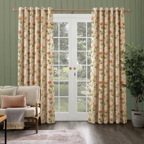 Floral Orange M2M - Thistle Glen Printed Made to Measure Curtains Autumn Voyage Maison