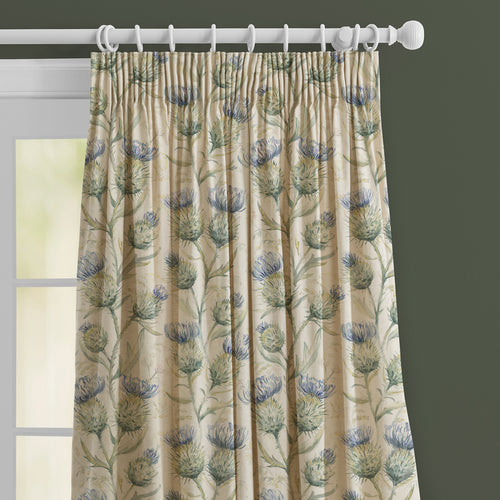 Floral Blue M2M - Thistle Glen Printed Made to Measure Curtains Winter Voyage Maison