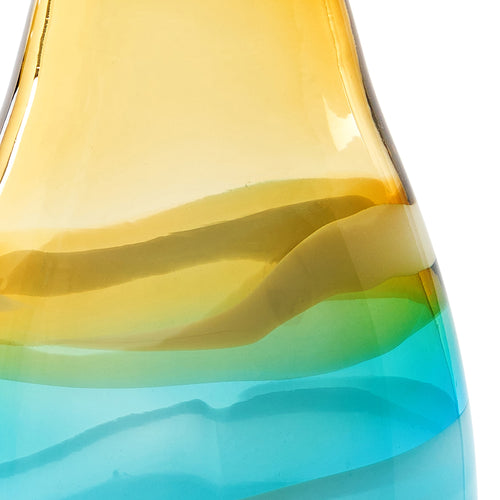 Blue Glassware - Thorin Hand-Blown Vase Aqua Voyage Maison