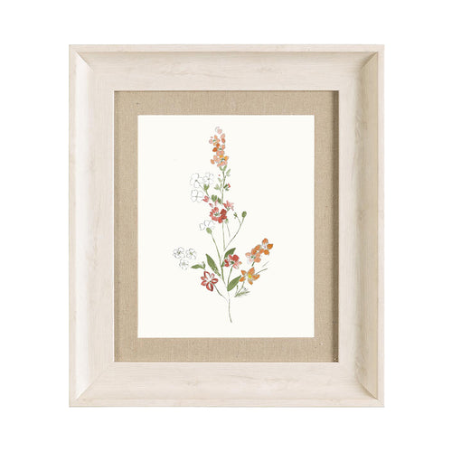 Floral Cream Wall Art - Tilly  Framed Print Birch Voyage Maison