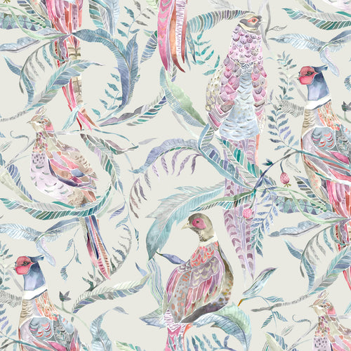 Animal Blue M2M - Torrington Printed Made to Measure Curtains Loganberry Voyage Maison