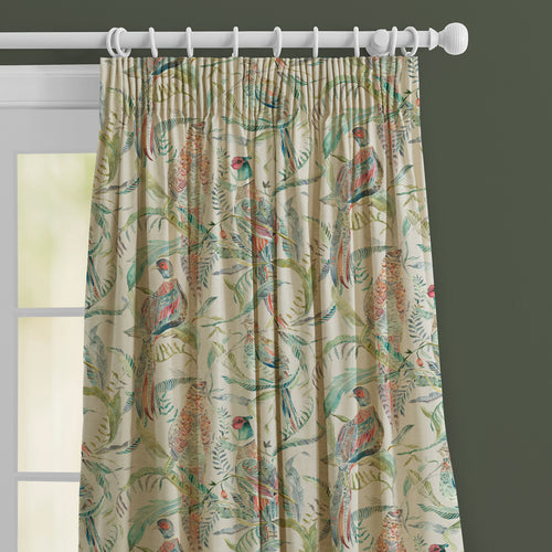 Animal Blue M2M - Torrington Velvet Printed Made to Measure Curtains Pomegranate Voyage Maison