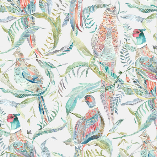 Animal Blue M2M - Torrington Velvet Printed Made to Measure Curtains Pomegranate Voyage Maison