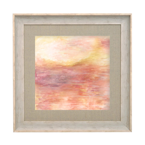 Abstract Orange Wall Art - Tulla  Framed Print Birch/Saffron Voyage Maison