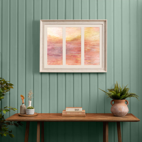 Abstract Orange Wall Art - Tulla  Framed Print Birch/Saffron Voyage Maison