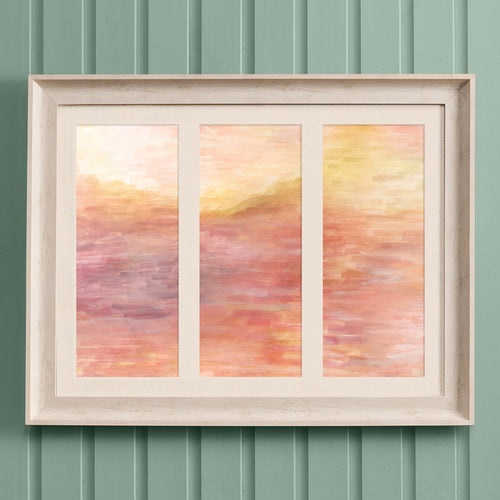 Abstract Orange Wall Art - Tulla  Framed Print Birch/Saffron Voyage Maison