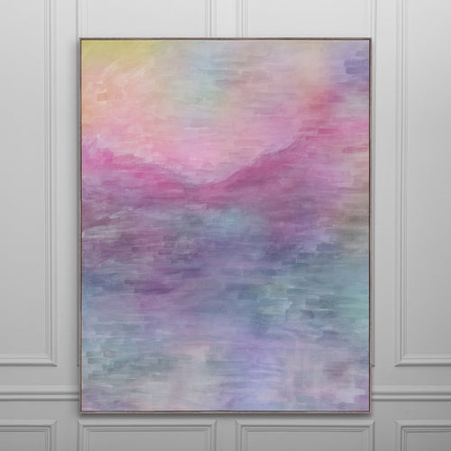 Floral Purple Wall Art - Tulla Elderberry Framed Canvas Stone Voyage Maison