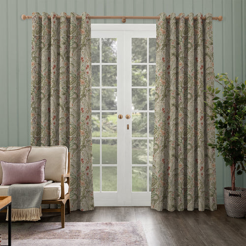 Jungle Green M2M - Tropical Utopia Printed Cotton Made to Measure Curtains Green Voyage Maison