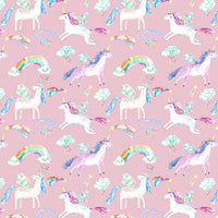 Samples - Unicorn Dance Printed Fabric Sample Swatch Blossom Voyage Maison