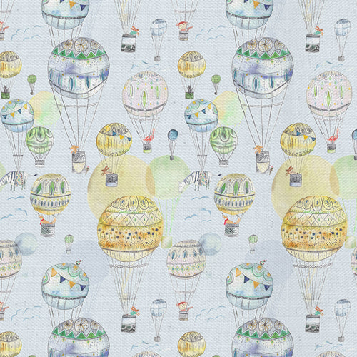 Abstract Yellow Fabric - Upandaway Printed Cotton Fabric (By The Metre) Citrus Voyage Maison