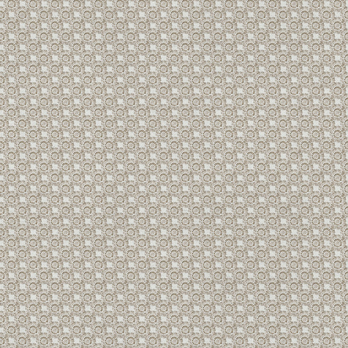 Abstract Beige Fabric - Vali Printed Cotton Fabric (By The Metre) Stone Voyage Maison