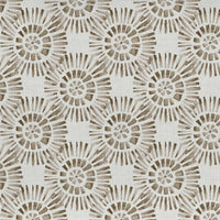 Samples - Vali Printed Cotton Fabric Sample Swatch Stone Voyage Maison