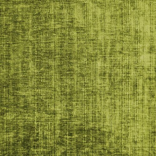 Plain Green Fabric - Varallo Plain Velvet Fabric (By The Metre) Lime Voyage Maison