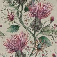 Samples - Varys Printed Fabric Sample Swatch Onyx Voyage Maison