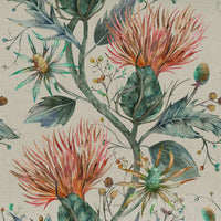 Samples - Varys Printed Fabric Sample Swatch Sapphire Voyage Maison