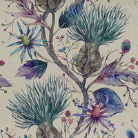 Samples - Varys Printed Fabric Sample Swatch Storm Voyage Maison