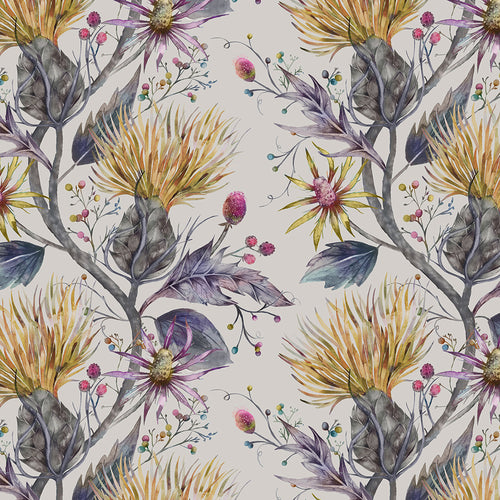 Floral Gold M2M - Varys Printed Cotton Made to Measure Roman Blinds Gold Voyage Maison