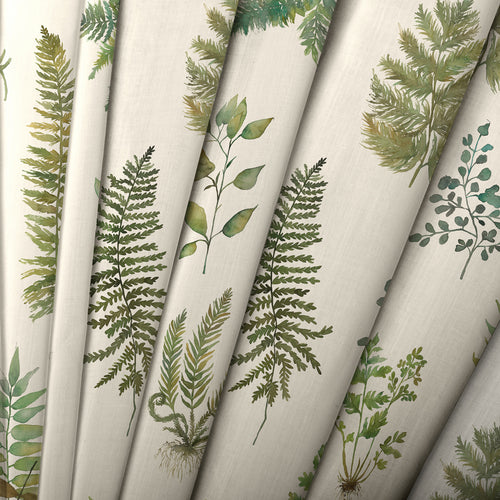 Floral Green M2M - Verbena Printed Cotton Made to Measure Curtains Linen Voyage Maison