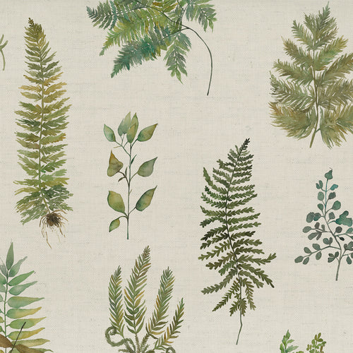 Floral Green M2M - Verbena Printed Cotton Made to Measure Curtains Linen Voyage Maison