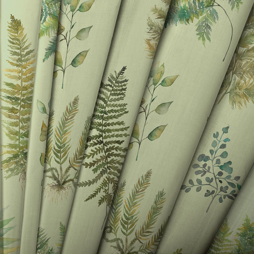 Floral Green M2M - Verbena Printed Cotton Made to Measure Curtains Sage Voyage Maison
