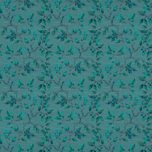 Floral Blue Fabric - Vesper Printed Fabric (By The Metre) Azurite Voyage Maison