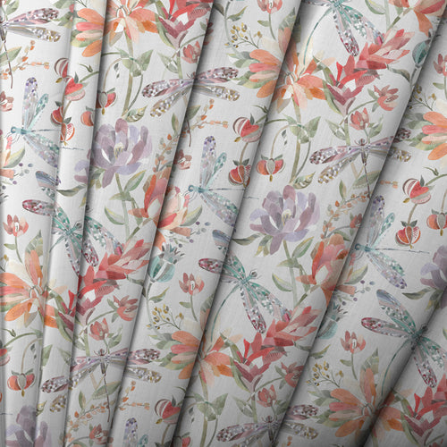 Floral Orange M2M - Volatus Printed Made to Measure Curtains Cinnamon Voyage Maison