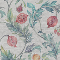  Samples - Weycroft Velvet Printed Fabric Sample Swatch Strawberry Voyage Maison