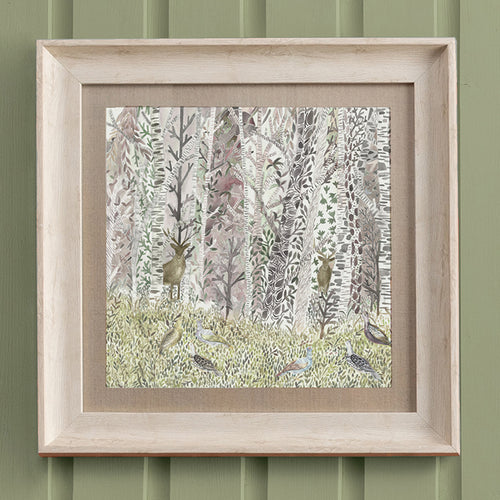 Floral Beige Wall Art - Whimsical Tale  Framed Print Birch/Willow Voyage Maison