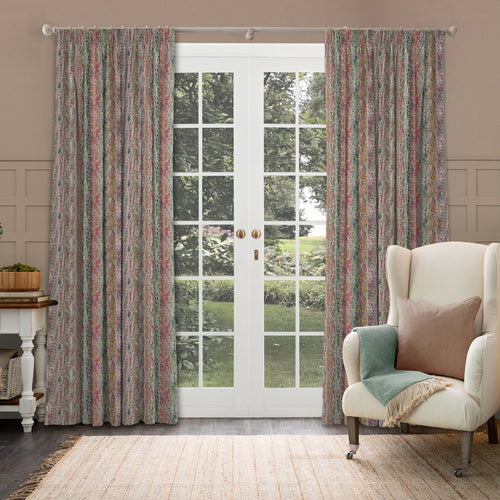 Woodland Pink M2M - Whimsical Tale Printed Cotton Made to Measure Curtains Blush Voyage Maison