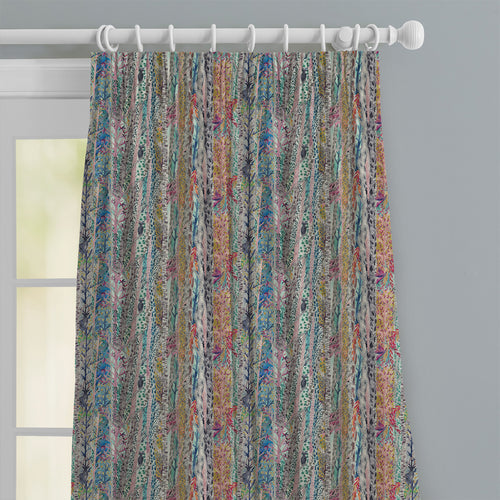 Woodland Multi M2M - Whimsical Tale Printed Cotton Made to Measure Curtains Dawn Voyage Maison