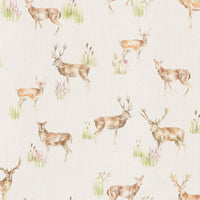  Samples - Wild Deer  Wallpaper Sample Linen Voyage Maison