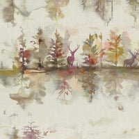 Samples - Wilderness Printed Fabric Sample Swatch Plum Voyage Maison