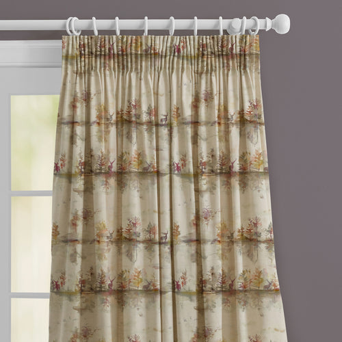 Animal Purple M2M - Wilderness Printed Made to Measure Curtains Plum Voyage Maison