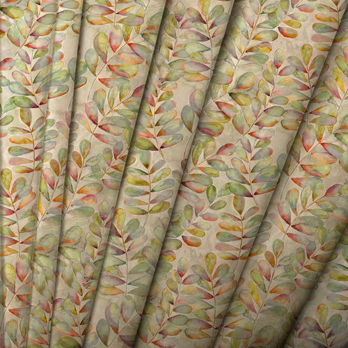 Floral Green M2M - Willowsmere Printed Cotton Made to Measure Roman Blinds Coral Voyage Maison