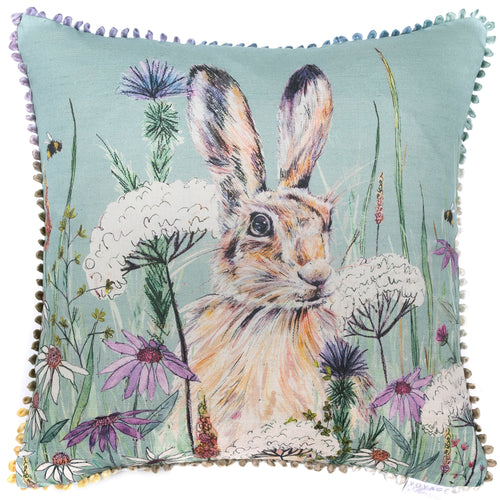 Voyage Maison Winnie Printed Feather Cushion in Verde