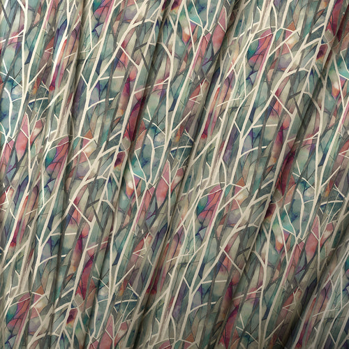 Floral Green M2M - Woodbury Printed Cotton Made to Measure Roman Blinds Pomegranate Voyage Maison