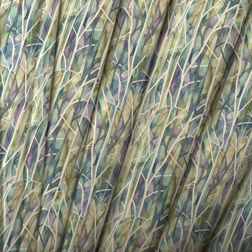 Floral Blue M2M - Woodbury Printed Cotton Made to Measure Roman Blinds Skylark Voyage Maison