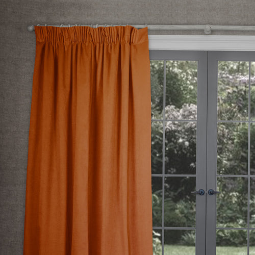 Orange Curtains