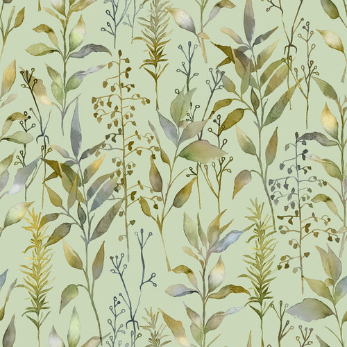  Samples - Aberduna  Wallpaper Sample Sage Voyage Maison