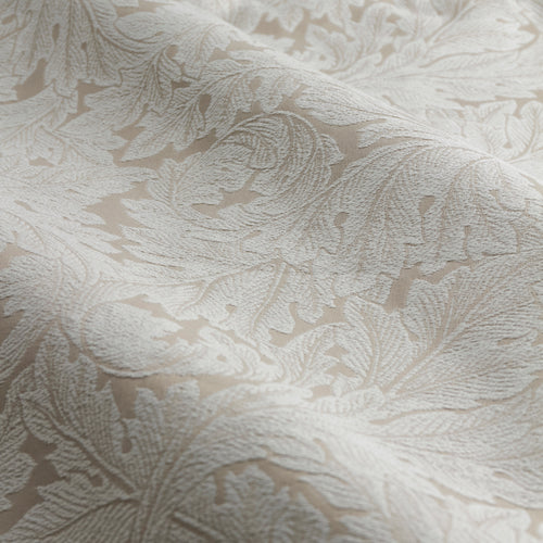 Floral Multi Curtains - Acanthus Jacquard Fully Lined Pencil Pleat Curtains Linen Morris & Co