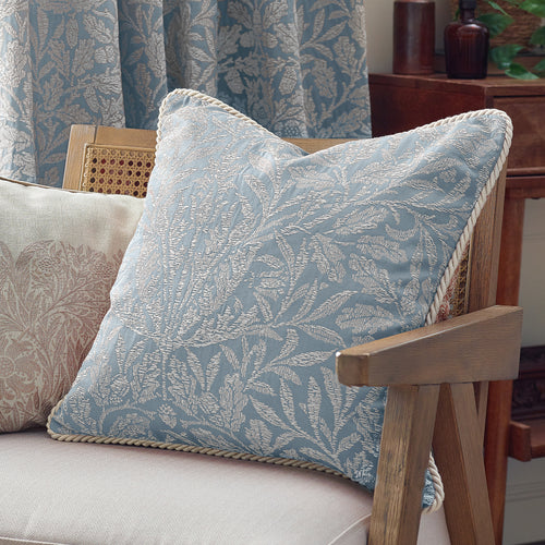 Acorn Tonal Jacquard Cushion Wedgewood