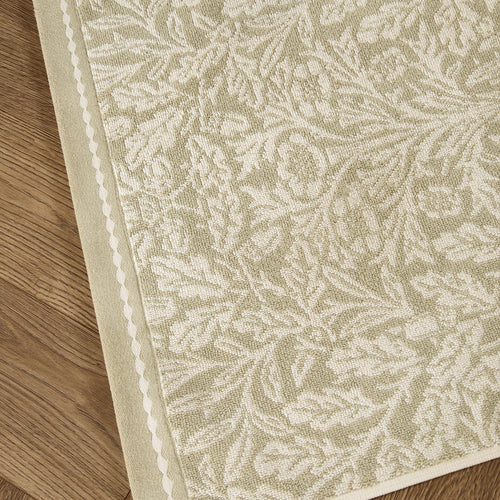 Floral Beige Bathroom - Acorn 100% Cotton Bath Mat Natural Morris & Co