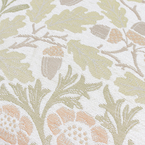 Floral Beige Cushions - Acorn Multi Jacquard Feather Rich Filled Cushion Stone/Sage Morris & Co